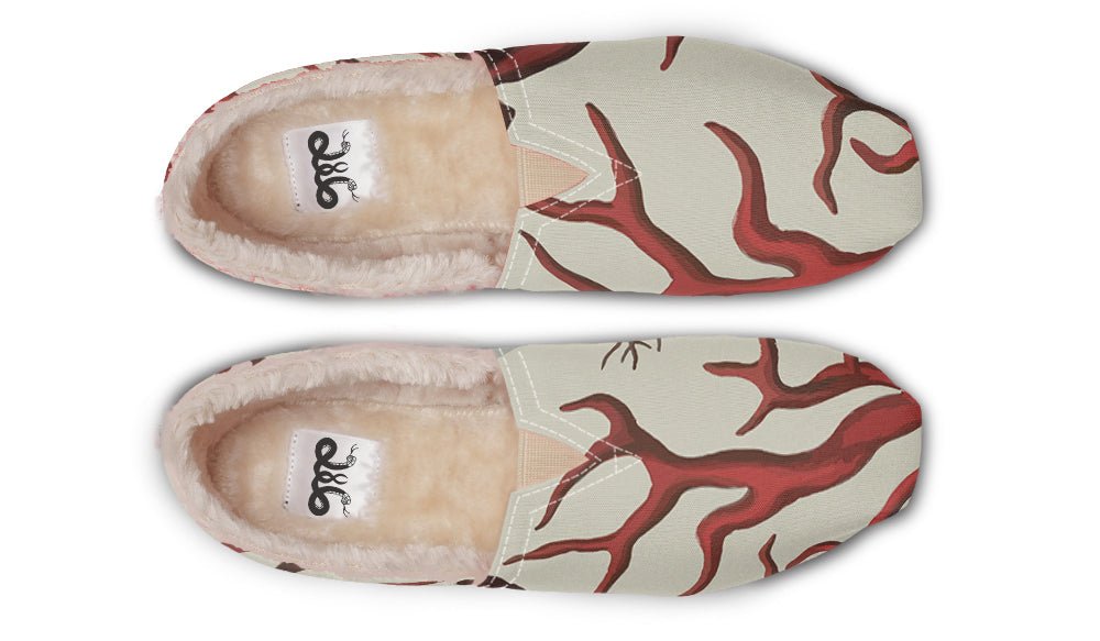A Bloodroot Coral Sea Winter Casual Shoes - Jaded Lament