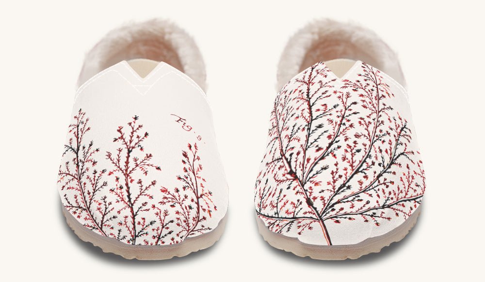 A Delicate Breath Red Winter Casual Shoes - Jaded Lament