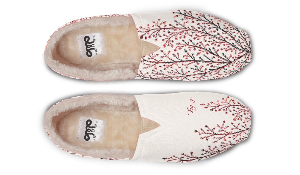 A Delicate Breath Red Winter Casual Shoes - Jaded Lament