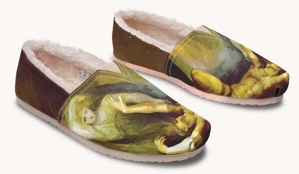 Achilles Weeps For Patroclus Winter Casual Shoes - Jaded Lament