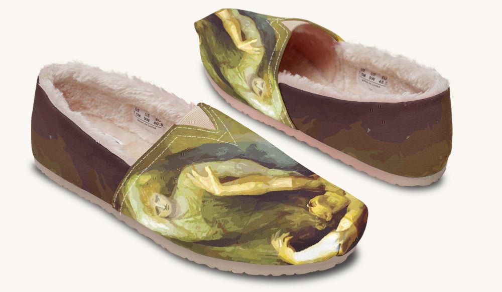 Achilles Weeps For Patroclus Winter Casual Shoes - Jaded Lament