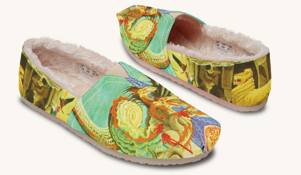 Before The Dragon Broke The Sky Winter Casual Shoes - Jaded Lament