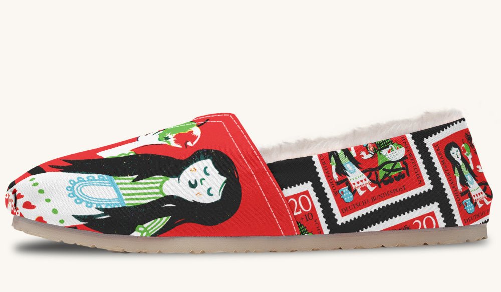 Beneath The Red Canopy Winter Casual Shoes - Jaded Lament