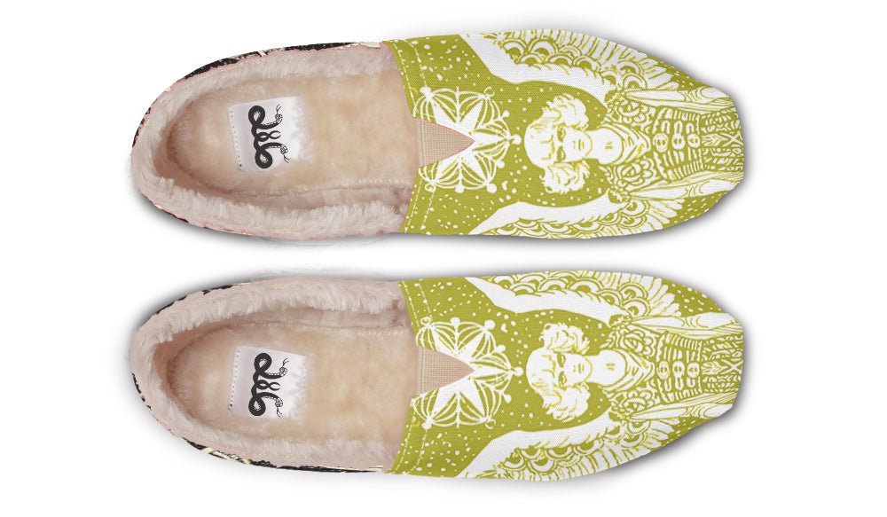 Call Upon the Star Green White Winter Casual Shoes - Jaded Lament