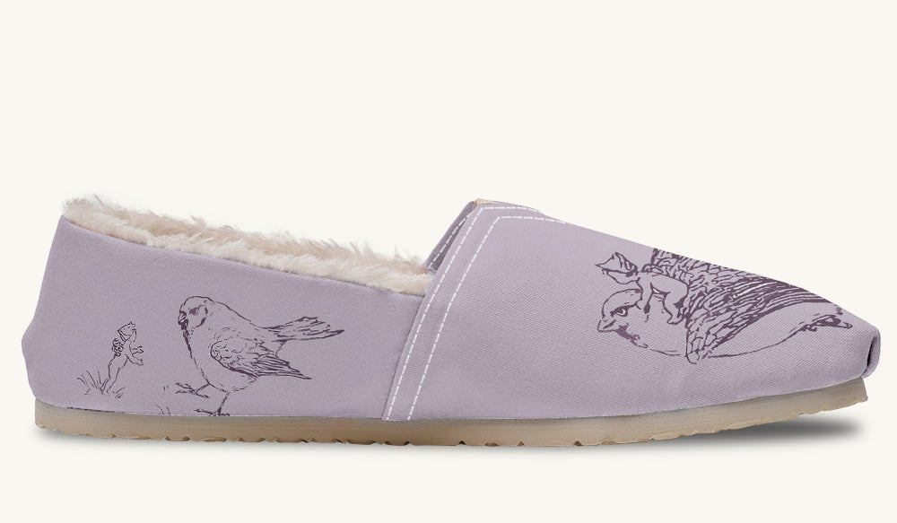 Feather And Cloud Winter Casual Shoes - Jaded Lament