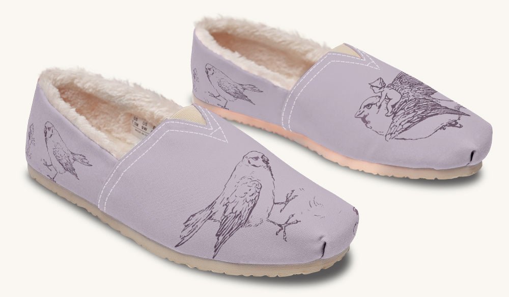 Feather And Cloud Winter Casual Shoes - Jaded Lament