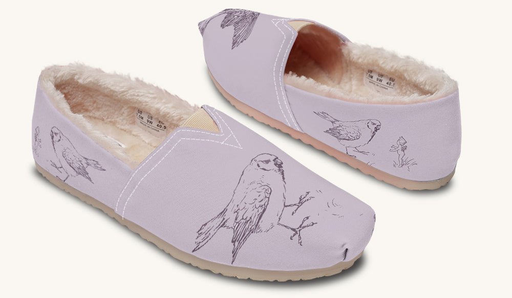 Feather And Cloud Winter Casual Shoes - Jaded Lament