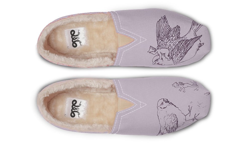 Feather And Cloud Winter Casual Shoes - Jaded Lament