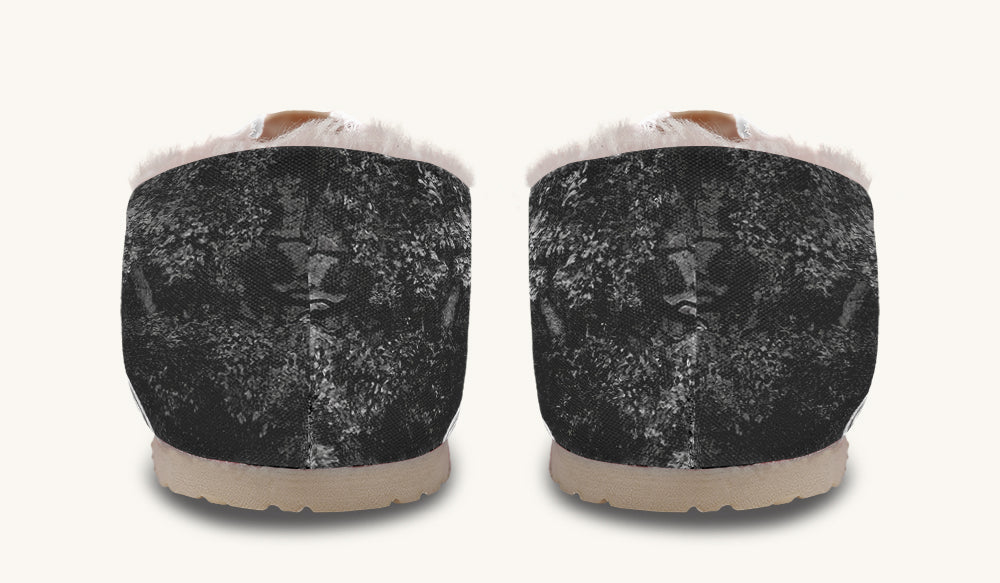 She Watched The Bones Sink Black Winter Casual Shoes - Jaded Lament