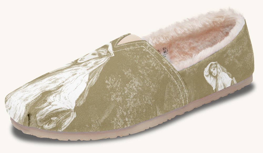 She Watched The Bones Sink Yellow Winter Casual Shoes - Jaded Lament