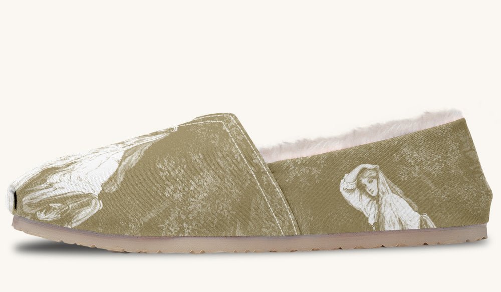 She Watched The Bones Sink Yellow Winter Casual Shoes - Jaded Lament