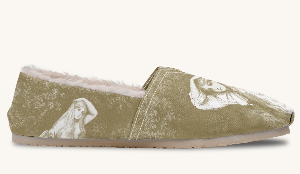 She Watched The Bones Sink Yellow Winter Casual Shoes - Jaded Lament