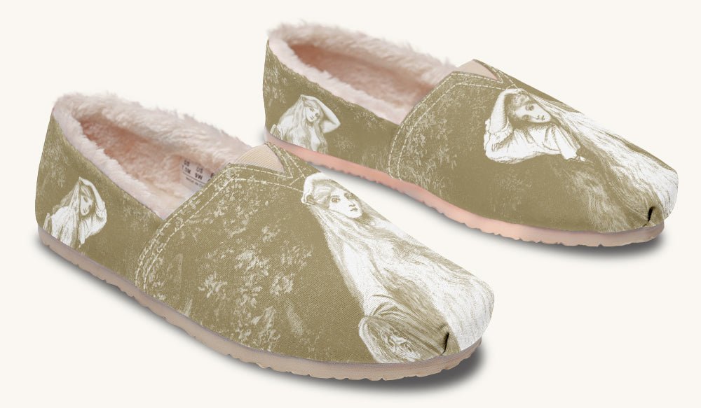 She Watched The Bones Sink Yellow Winter Casual Shoes - Jaded Lament