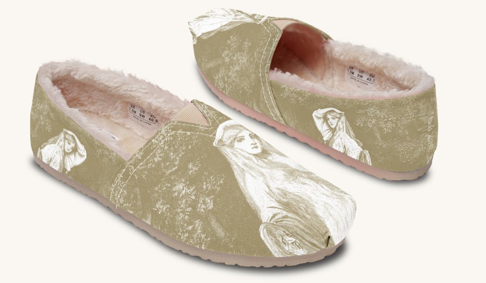 She Watched The Bones Sink Yellow Winter Casual Shoes - Jaded Lament