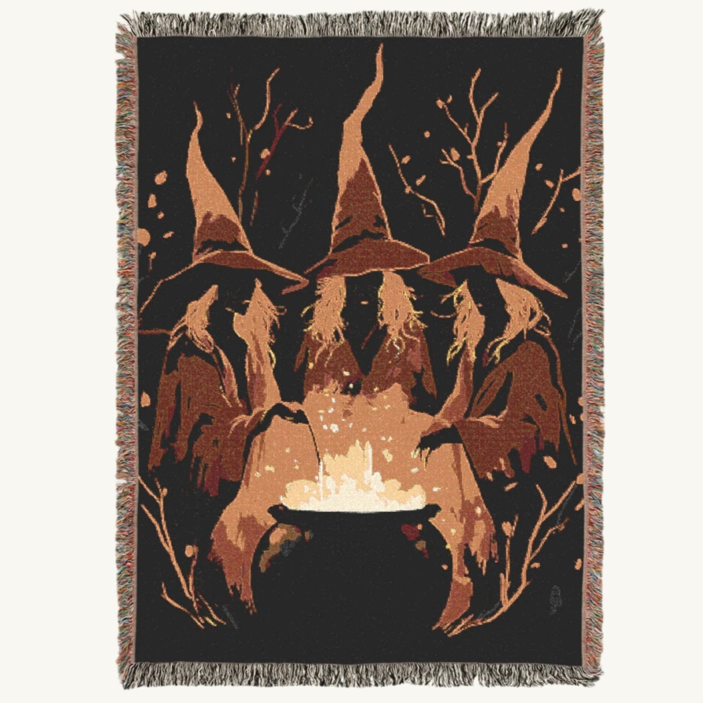 Double Double Toil & Trouble Woven Blanket - Jaded Lament