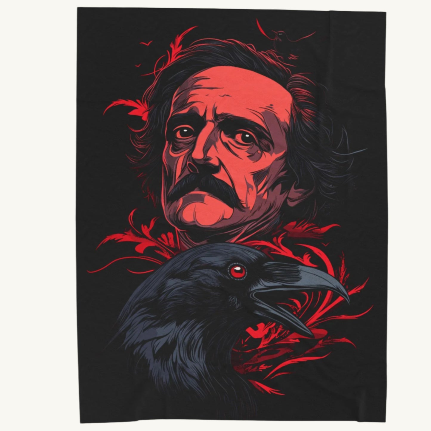 The Raven Nevermore & Evermore Blanket - Jaded Lament