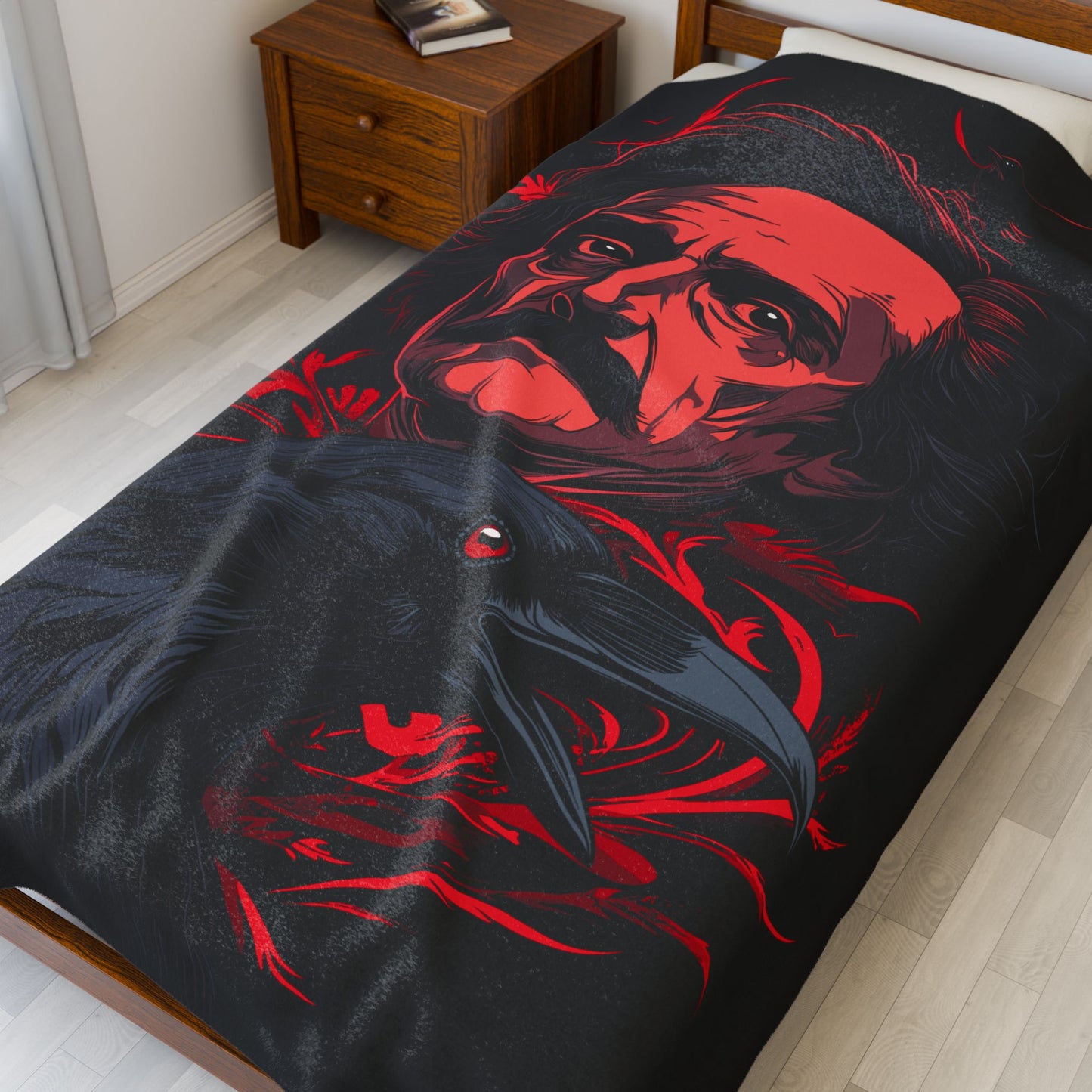 The Raven Nevermore & Evermore Blanket - Jaded Lament