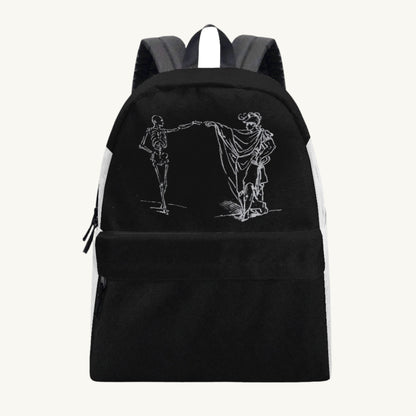 Memento Mori Black Backpack - Jaded Lament