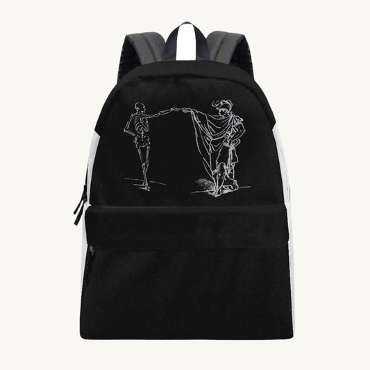 Memento Mori Black Backpack - Jaded Lament