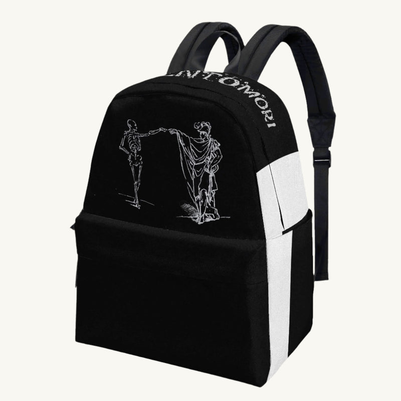 Memento Mori Black Backpack - Jaded Lament