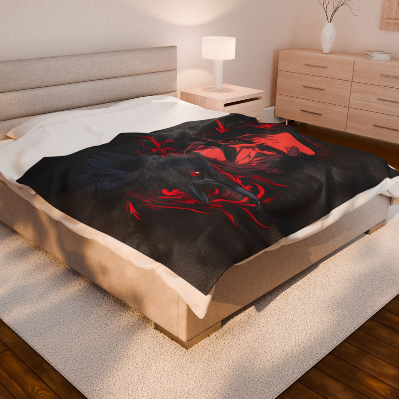 The Raven Nevermore & Evermore Blanket - Jaded Lament