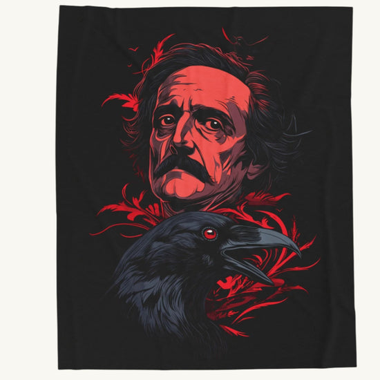The Raven Nevermore & Evermore Blanket - Jaded Lament