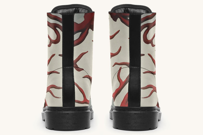 A Bloodroot Coral Sea Boots - Jaded Lament