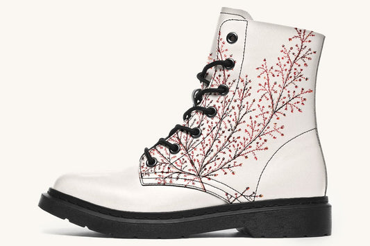 A Delicate Breath Red Boots - Jaded Lament