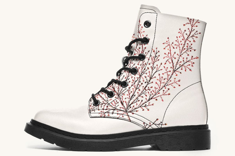 A Delicate Breath Red Boots - Jaded Lament