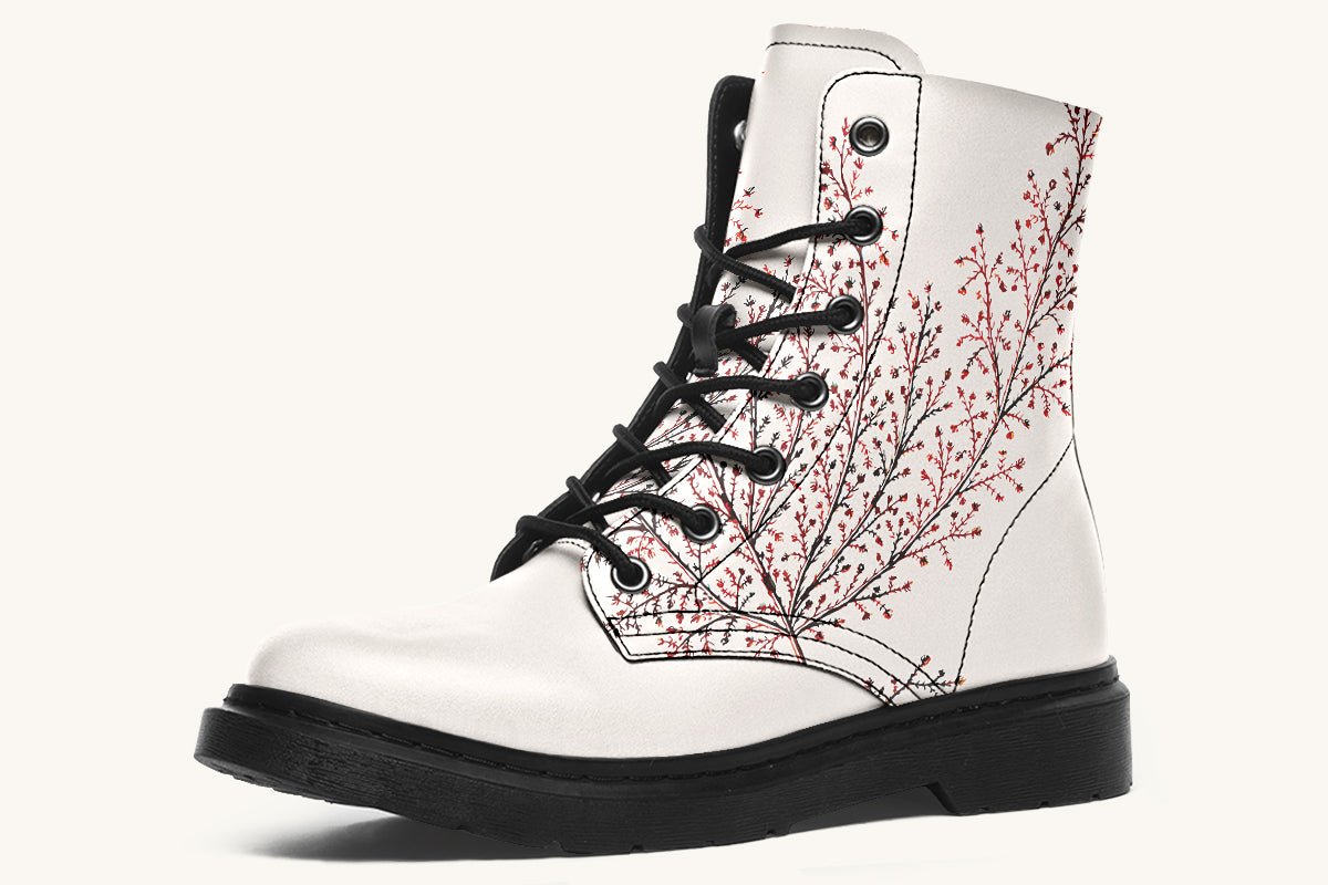 A Delicate Breath Red Boots - Jaded Lament