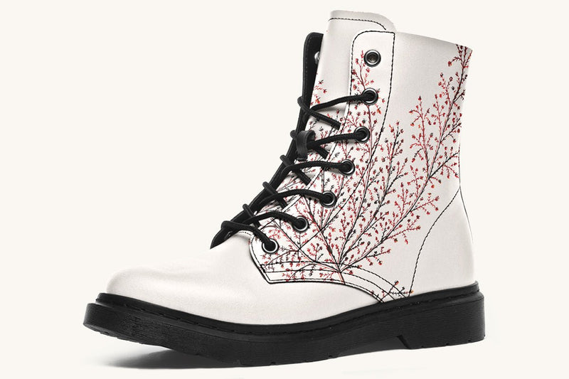 A Delicate Breath Red Boots - Jaded Lament