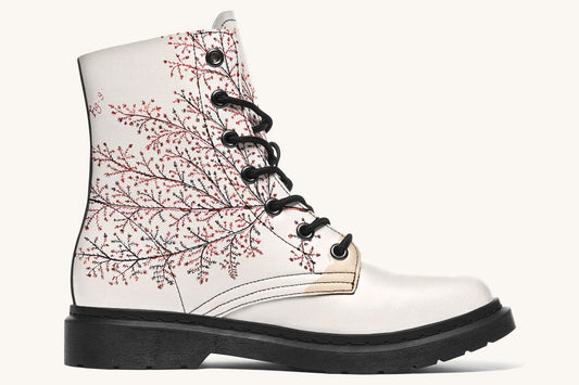 A Delicate Breath Red Boots - Jaded Lament