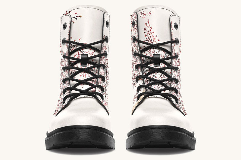 A Delicate Breath Red Boots - Jaded Lament