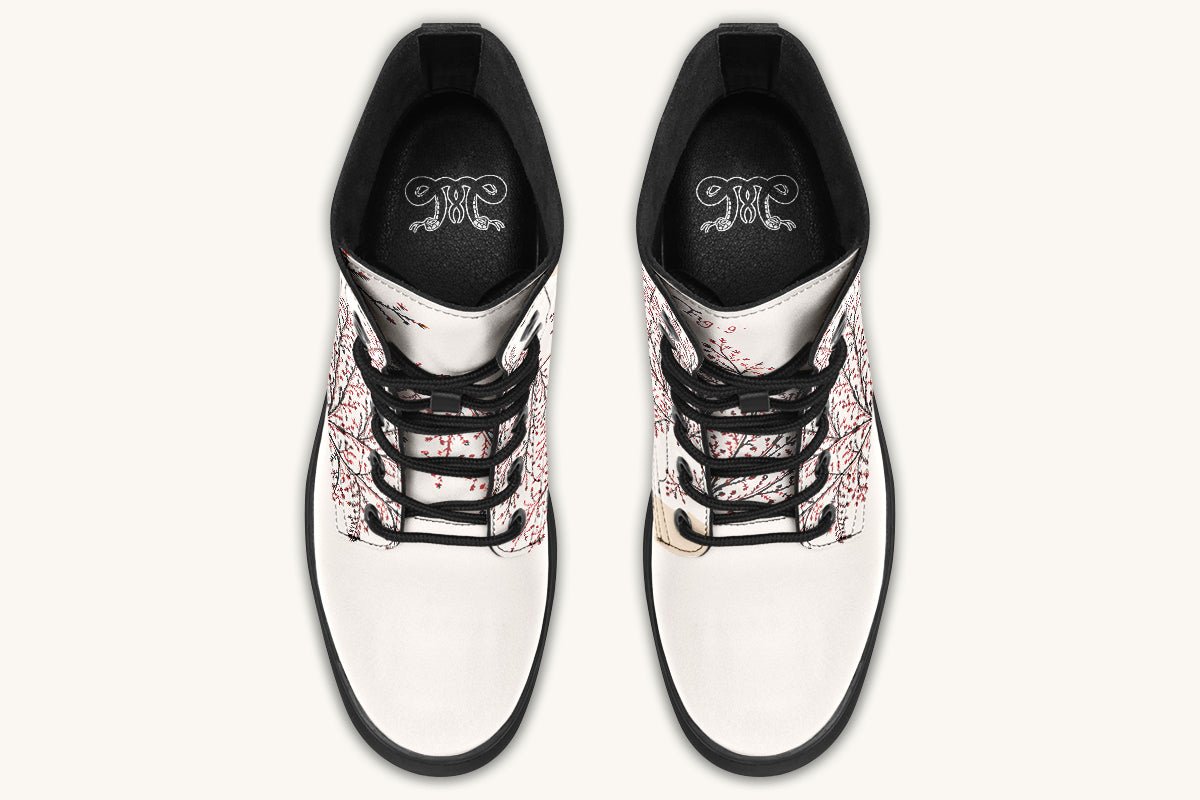 A Delicate Breath Red Boots - Jaded Lament