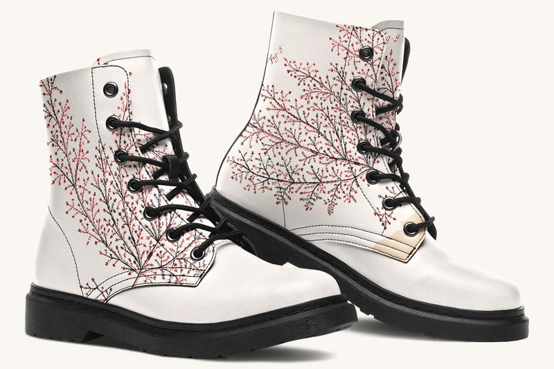 A Delicate Breath Red Boots - Jaded Lament