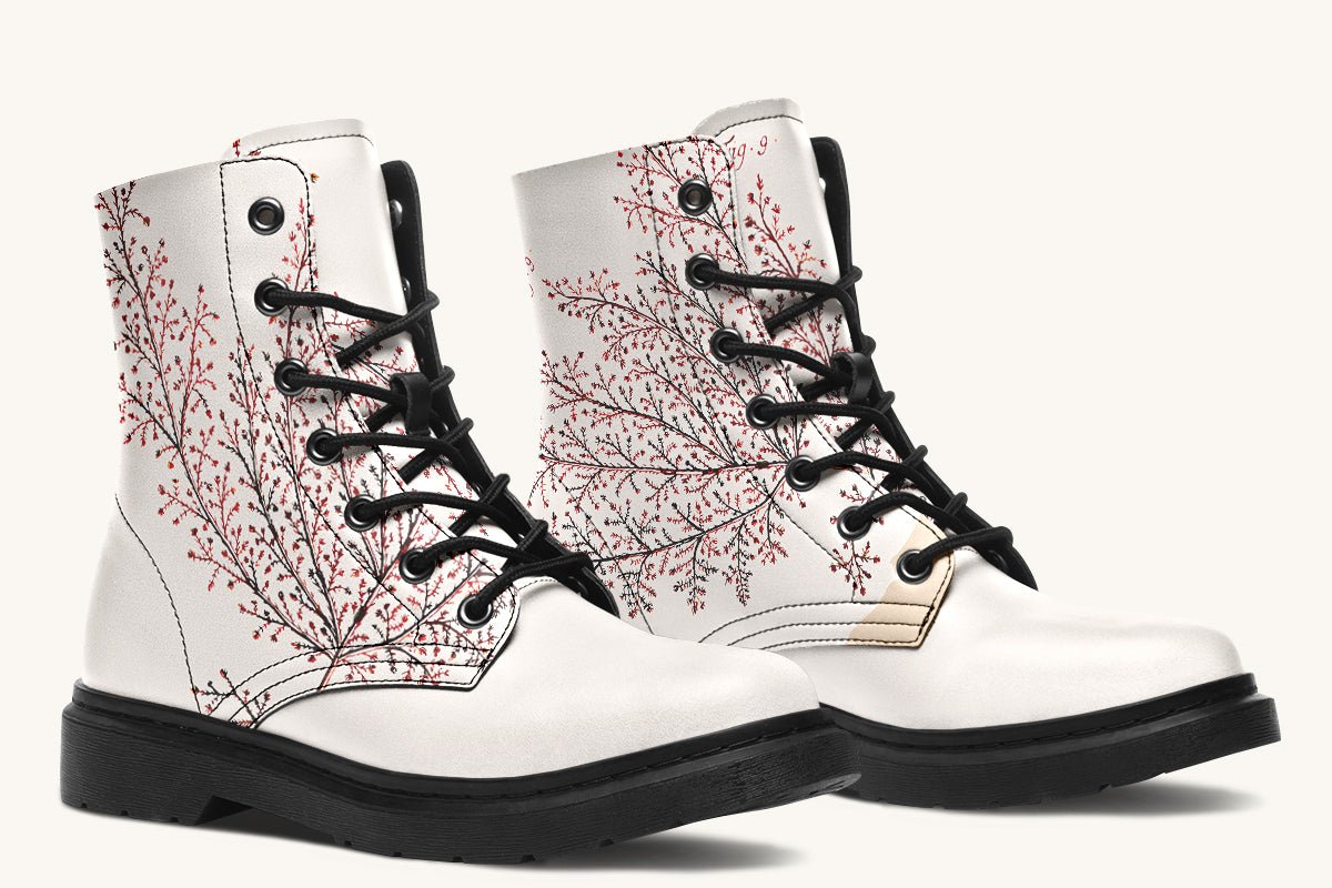 A Delicate Breath Red Boots - Jaded Lament