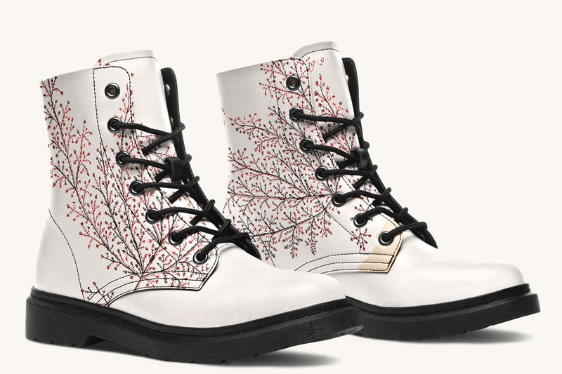 A Delicate Breath Red Boots - Jaded Lament