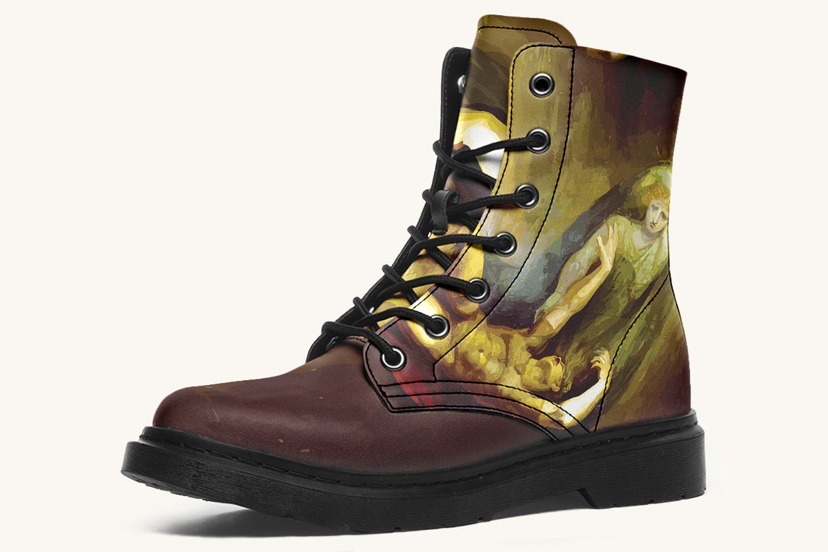 Achilles Weeps for Patroclus Boots - Jaded Lament