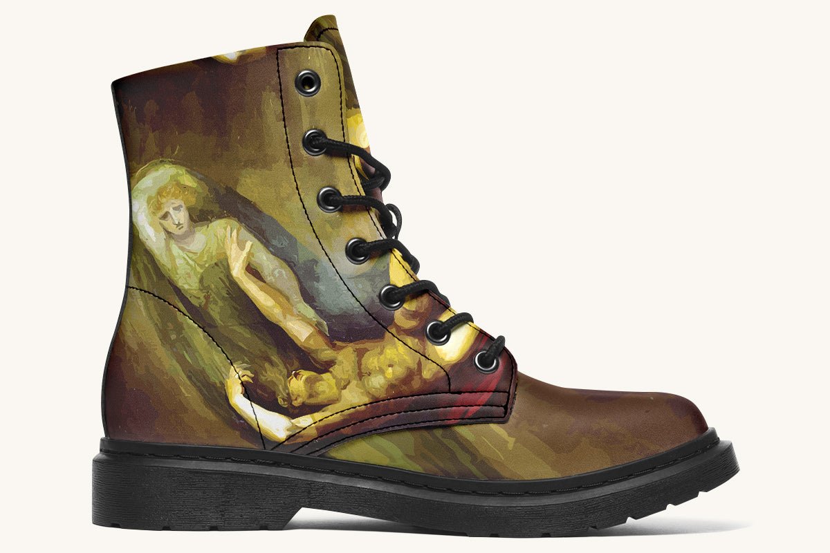 Achilles Weeps for Patroclus Boots - Jaded Lament