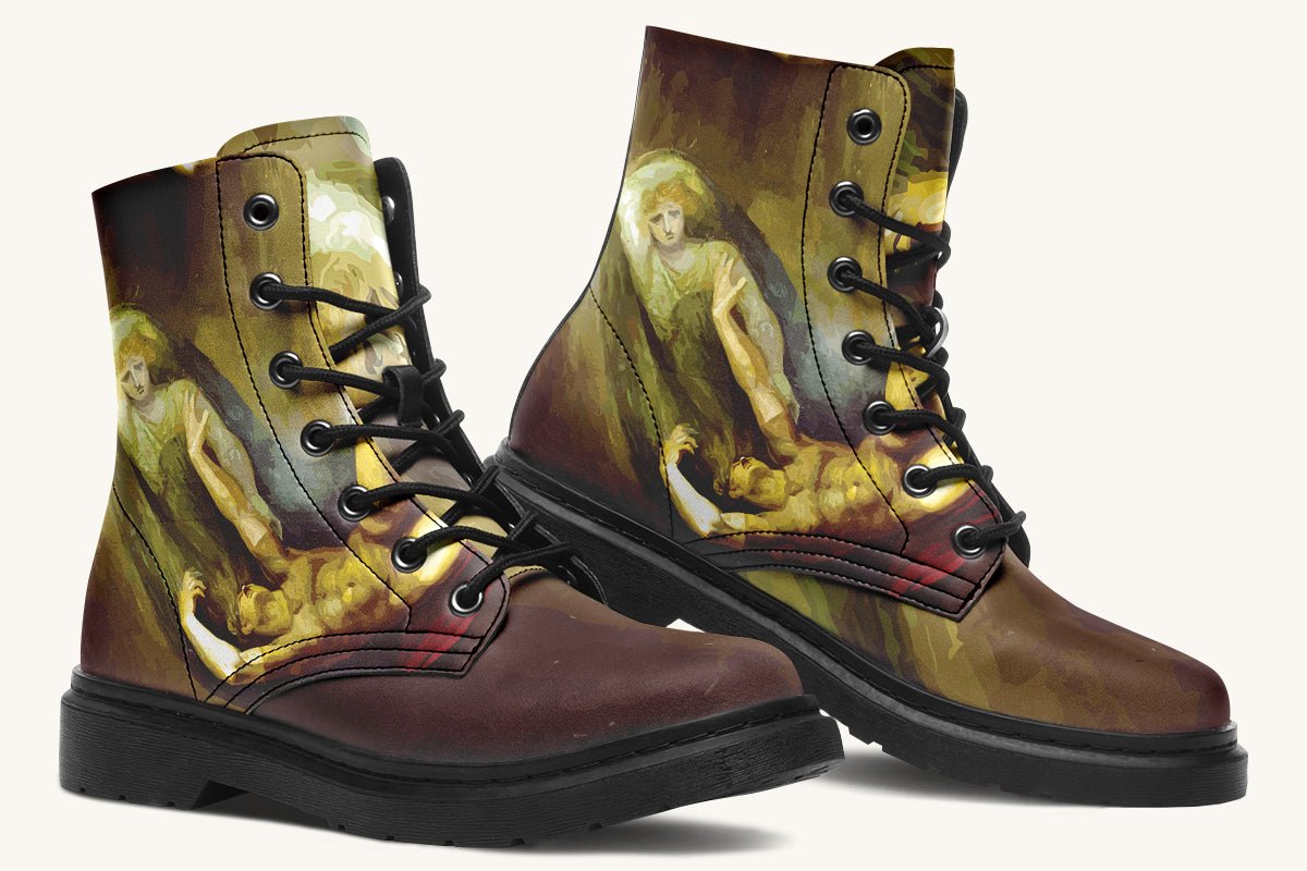 Achilles Weeps for Patroclus Boots - Jaded Lament