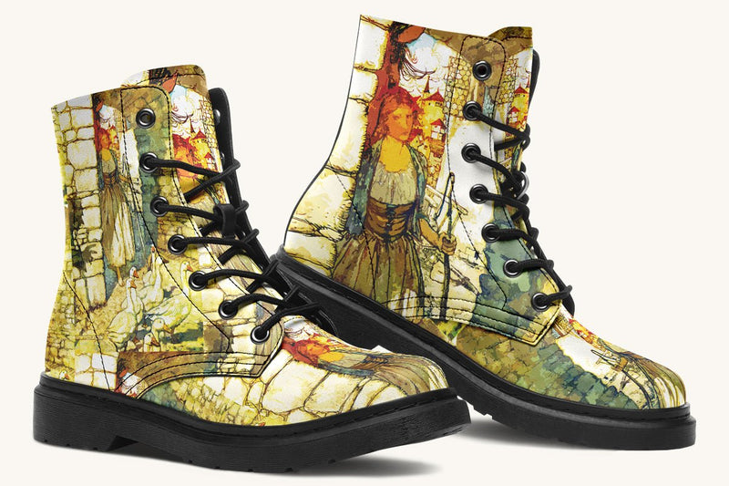 Alas Dear Goose Girl Boots - Jaded Lament
