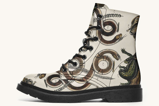 An Arrangement of Frogs and Snakes Boots - Jaded Lament