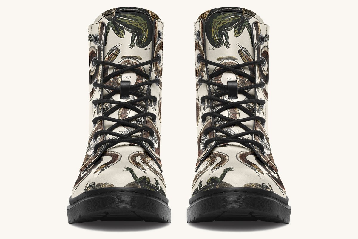 An Arrangement of Frogs and Snakes Boots - Jaded Lament