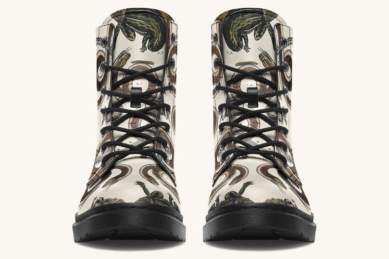 An Arrangement of Frogs and Snakes Boots - Jaded Lament