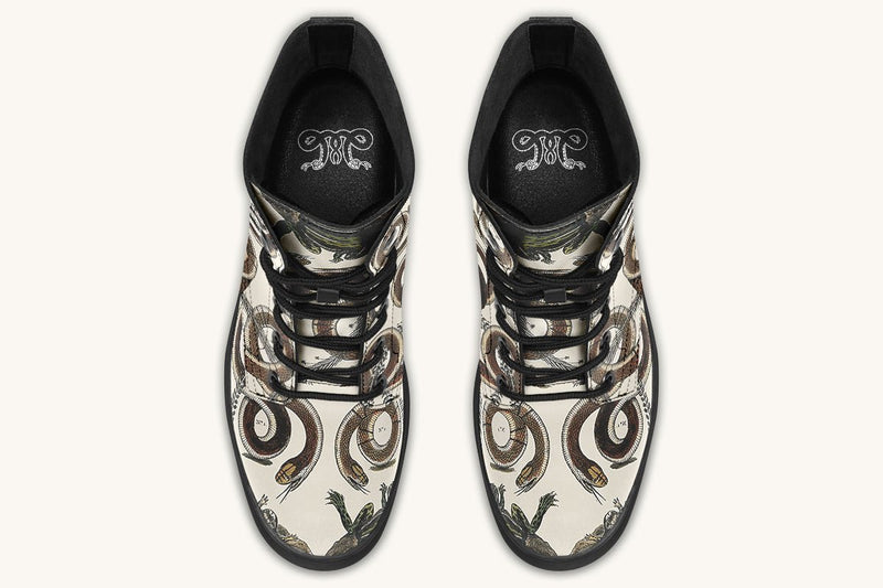 An Arrangement of Frogs and Snakes Boots - Jaded Lament