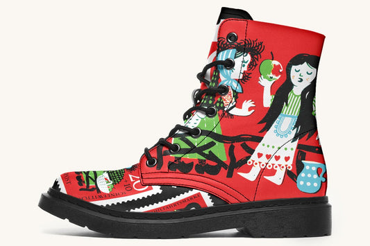 Beneath the Red Canopy Boots - Jaded Lament