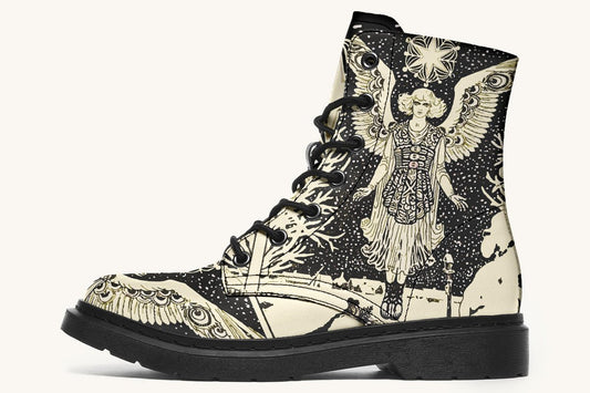 Call Upon the Star Cream Boots - Jaded Lament