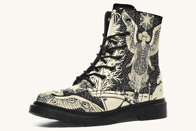 Call Upon the Star Cream Boots - Jaded Lament