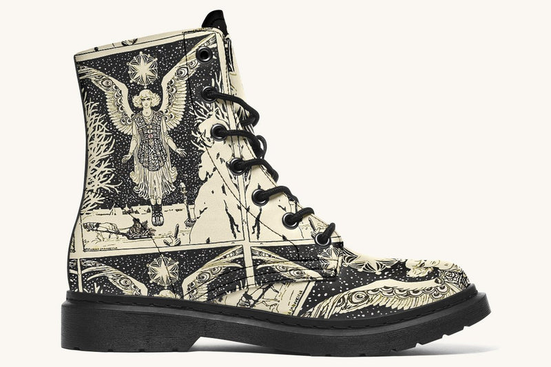 Call Upon the Star Cream Boots - Jaded Lament