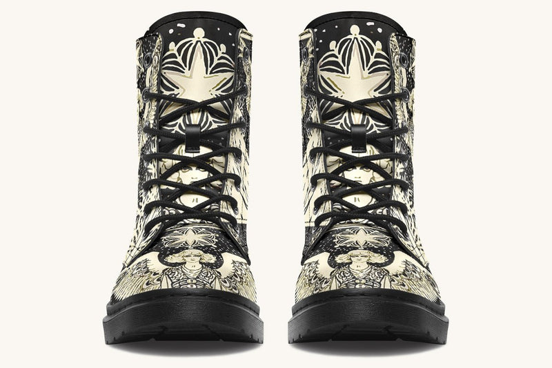Call Upon the Star Cream Boots - Jaded Lament
